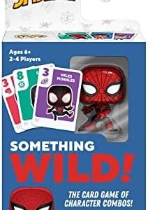 Funko Something Wild Family Card - Marvel - Spiderman (Includes Exclsuives Collectable Pocket POP!) Ideal For Children Ages 6 And Up - Fun For The Whole Family Board Game 58687 63763