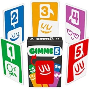 100 PICS GIMME 5, The Count Yourself Lucky Card Game. Perfect card game for young kids and children, Age 4+, rules as simple as snap, anyone can win