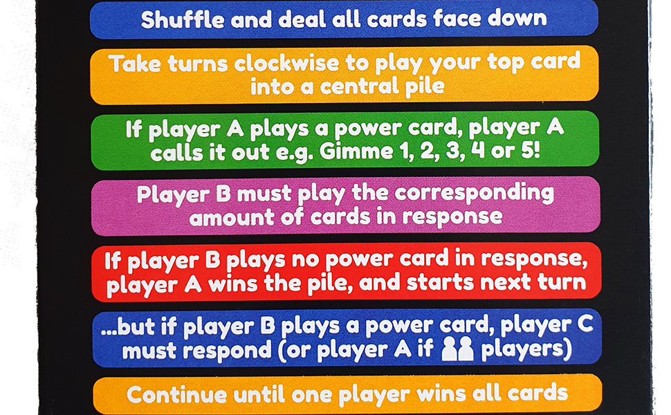 gimme 5 card game