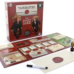 Ginger Fox Official Taskmaster The Board Game Special Edition - Family Game For Cosy Nights In - Compete In Ludicrous Tasks With Final Video Tasks From Alex Horne - Top Get Together & Party Game