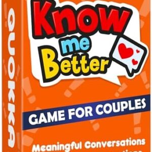 Conversation Cards for Couples Game - Know Me Better Questions for Couples Wedding Relationship Connection | - Date Night Cards for Married Husband & Wife