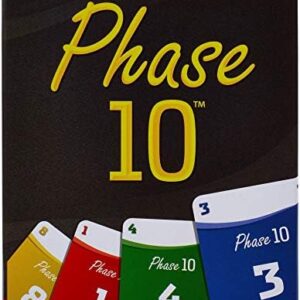 Mattel Games FPW38 Phase 10 Card Game (Packaging may vary)