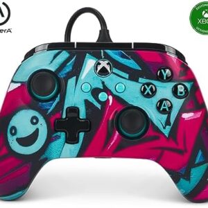 PowerA Advantage Wired Controller for Xbox Series X|S, Wired Video Game Controller, Gamepad for Xbox X and S, Officially Licenced by Xbox, 2 Years Manufacturer Warranty- Wild Style