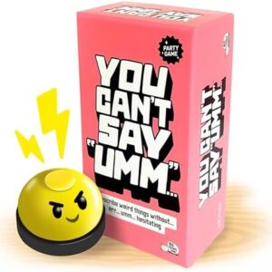 You Can’t Say Umm: A Party Game for Family and Adults, Board Game for Teenagers, Family Word Game, Must Have for Game Night
