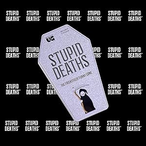 Stupid Deaths Coffin Tin Cards
