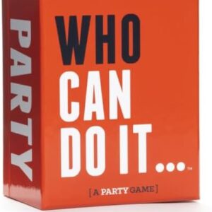 DSS Games Who Can Do It - Compete with Your Friends to Win These Challenges [A Party Game] 859575007187
