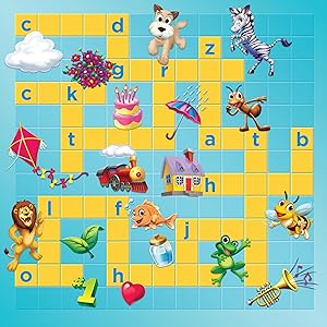 Mattel Games Scrabble Junior, Children Board Game from 6 Years