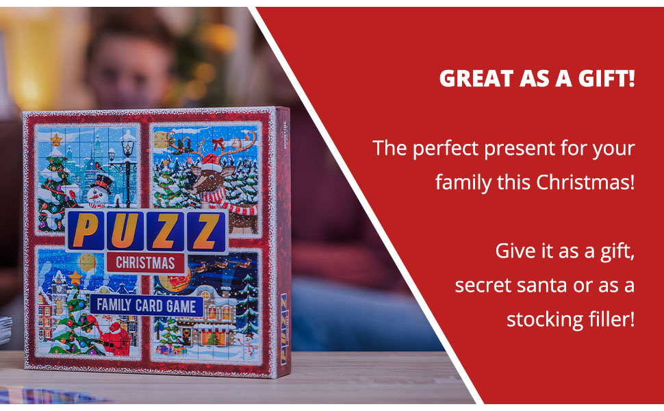 puzz christmas family card game stocking filler gift 