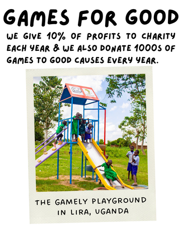 Gamely games 10% to charity