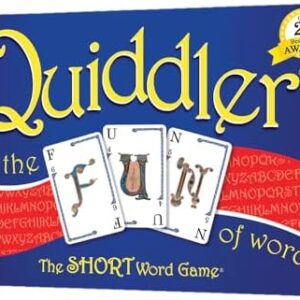 JPlayko Quiddler - The Ultimate Short Word Game Wordplay Adventure Card Game Educational Family Game Party Fun Entertainment