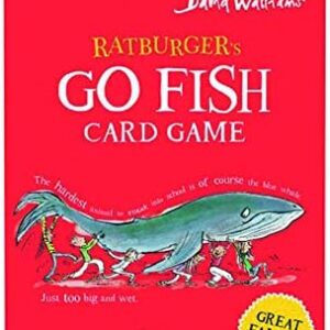 Lagoon Group David Walliams Ratburger's Go Fish Card Game,Red