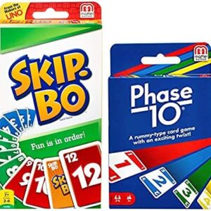 Maven Gifts: Phase 10 Card Game with Skip-Bo