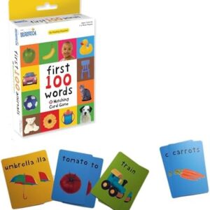 University Games First 100 Words Matching Card Game