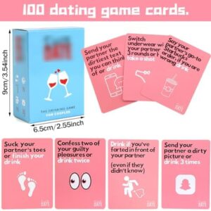 LabDip Card Game,Date Card Game for Couple,Relationship and Conversation Card Game for A Date Night - Perfect for Date Night Adult - Blue