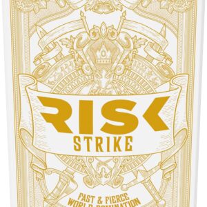 Risk Strike Cards and Dice Game, Quick-Playing Strategy Card Game for 2-5 Players, 20 Min. Average, Family Games, Party Games
