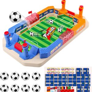 Tabletop Football Game, nicknack Mini Table Football Gifts for Boys, Indoor Foosball Pinball Machine, Soccer Sport Board Game for Kids Adults Family