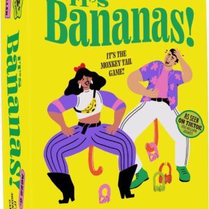 MCMILLER ENTERTAINMENT It’s Bananas! The Monkey Tail Game – A Hilarious and Funny Party Pleaser for Families, Kids, Adults, Hen Parties, Summer, Large Groups & Game Nights