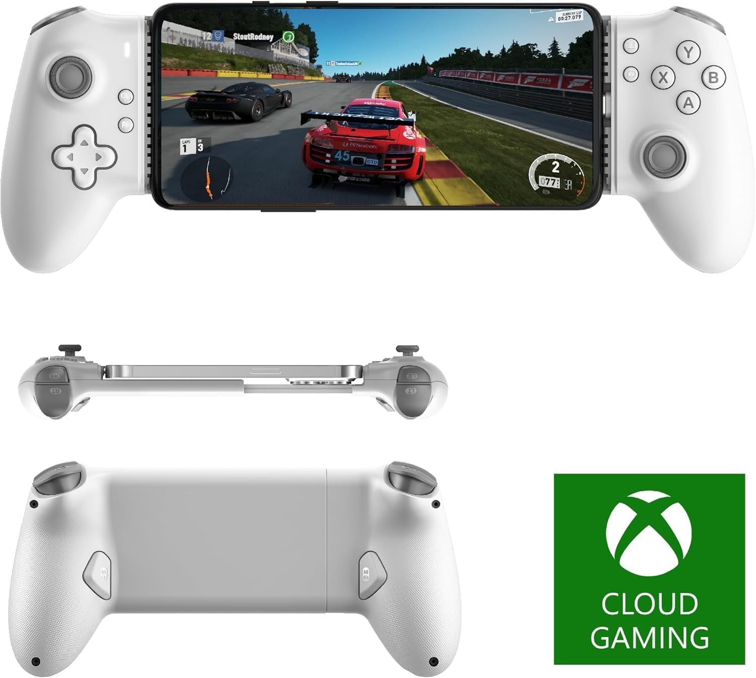 Foxfighter USB-C Mobile Gaming Controller For iPhone 15/16 & Android - Xbox Controller for Mobile Phone - Dual Vibration, USB Type-C for Android