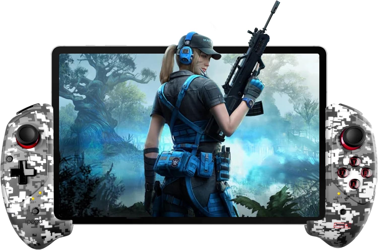 Joso Wireless Controller for Android, iOS, PC, Game Controller for iPhone, iPad, Tablet Play COD Mobile, Genshin Impact, Minecraft, Compatible with Samsung Galaxy, Xiaomi, OPPO, OnePlus - Direct Play