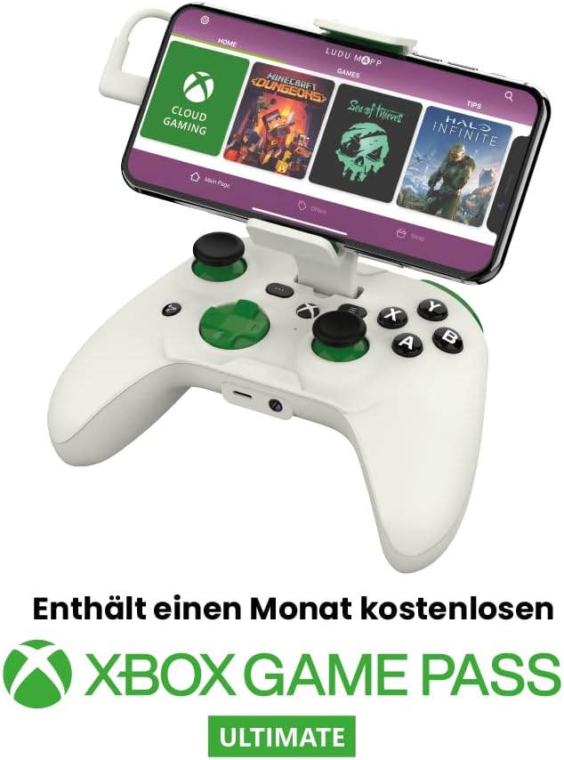RiotPWR Xbox Edition iPhone Cloud Gaming Controller Mobile Handheld Console/Controller for Mobile Games on your iPhone -1 Month Free Xbox Game Pass Ultimate – MFI Certified for iOS - Image 2