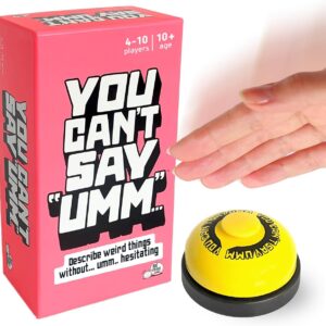 You Can’t Say Umm: A Party Game for Family and Adults, Board Game for Teenagers, Family Word Game, Must Have for Game Night Fun