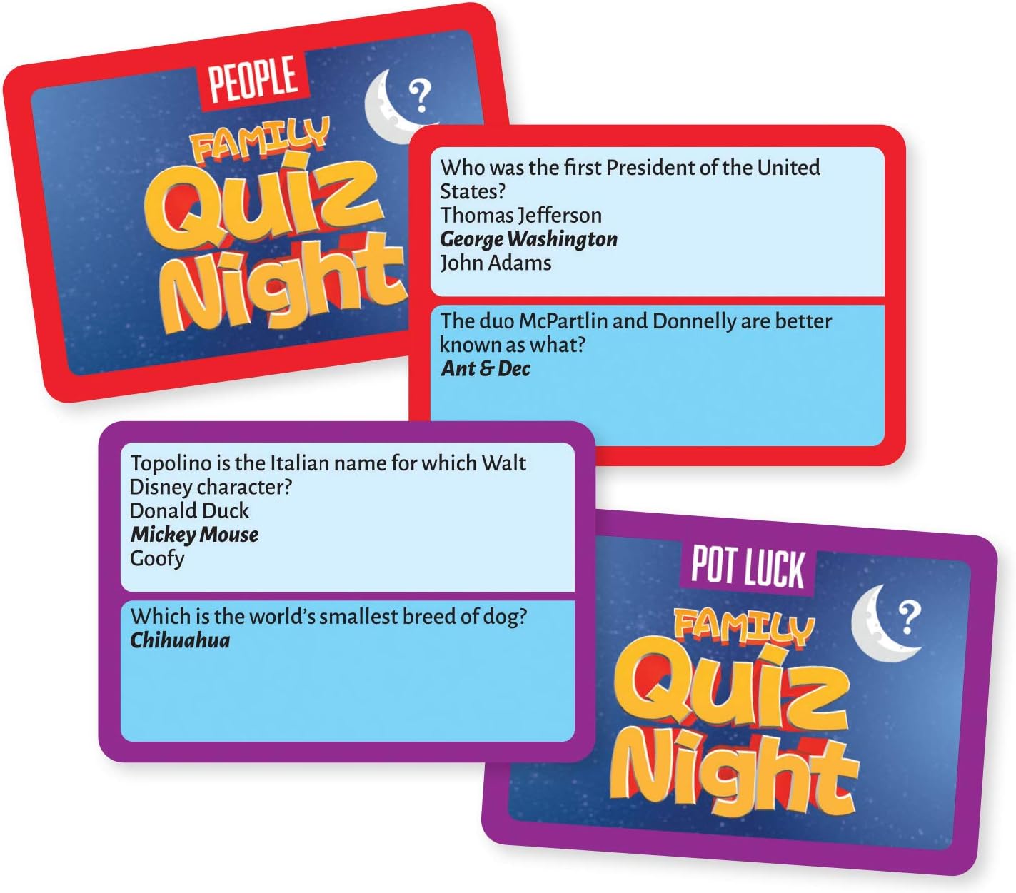 Cheatwell Games Family Quiz Night - Trivia Board Game – Quiz Game for Kids and Adults – 2+ Players – Includes 1200 Unique Questions Cards – Fun Family Game - Image 6