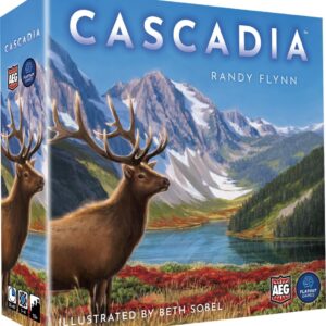 Alderac Entertainment Group | Cascadia puzzly tile-laying and token-drafting game in English for All Family | Strategic and Competitive Game for 1-4 Players | Create the most harmonious ecosystem
