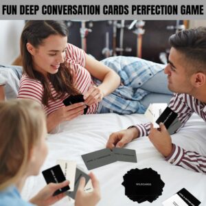 How Deep Will You Go Card Game,99 Icebreaker Conversation Cards, Game of Questions to Deepen Connection Engaging Questions for Friends, Family and Dates–Fun for Parties, Road Trips, Vacations (1 Set)