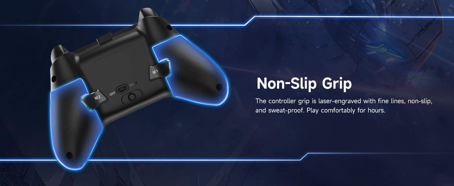 PC Controller  Enhanced Wireless Bluetooth Controller with Hall Joysticks Hall Triggers