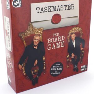 Ginger Fox Taskmaster Board Game - Compete With Family & Friends In Ludicrous Tasks To Be Crowned Taskmaster Champion