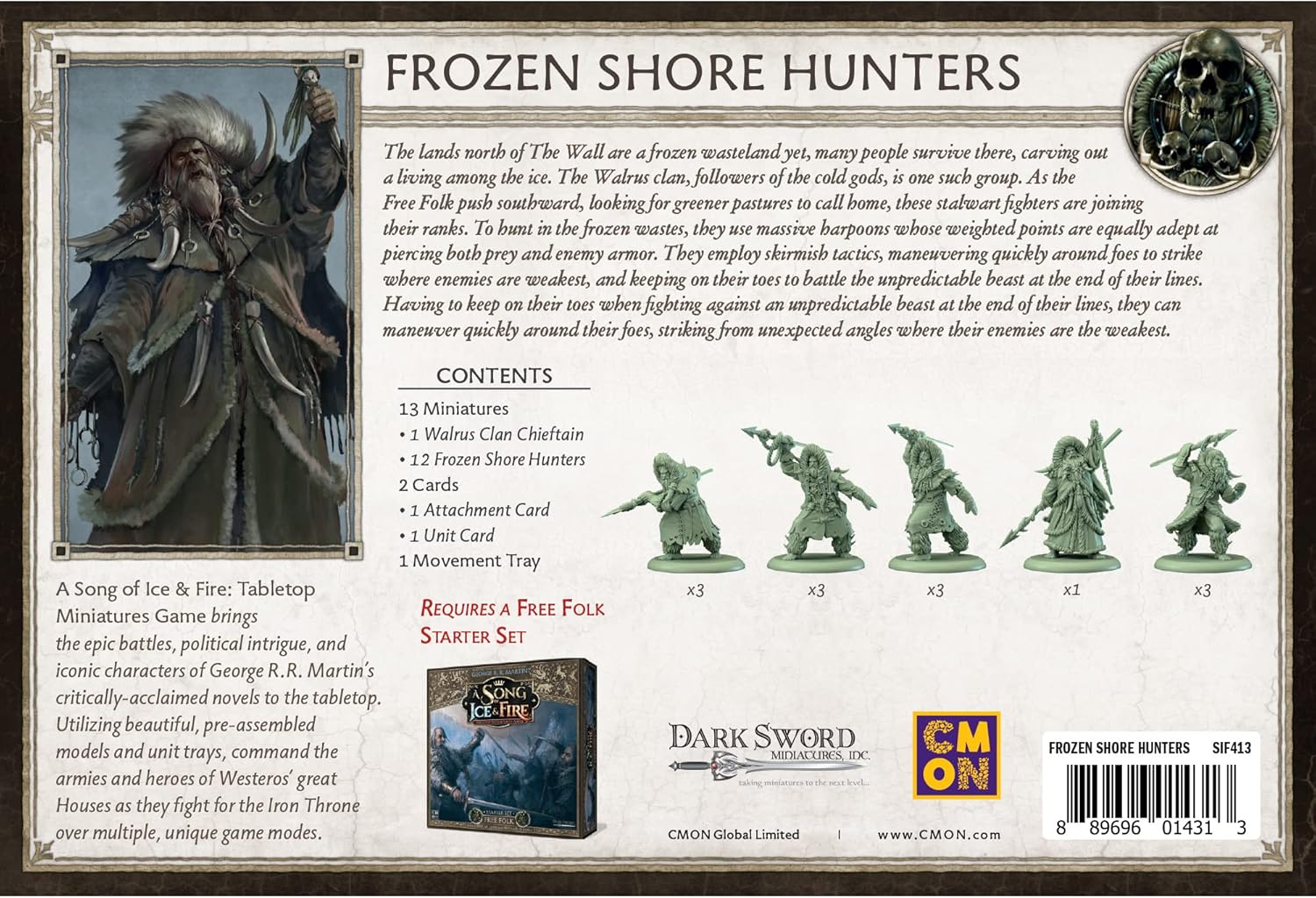 CMON A Song of Ice and Fire Tabletop Miniatures War Frozen Shore Hunters Unit Box | Strategy Game for Teens and Adults | Ages 14+ | 2+ Players | Average Playtime 45-60 Minutes | Made by CMON - Image 3