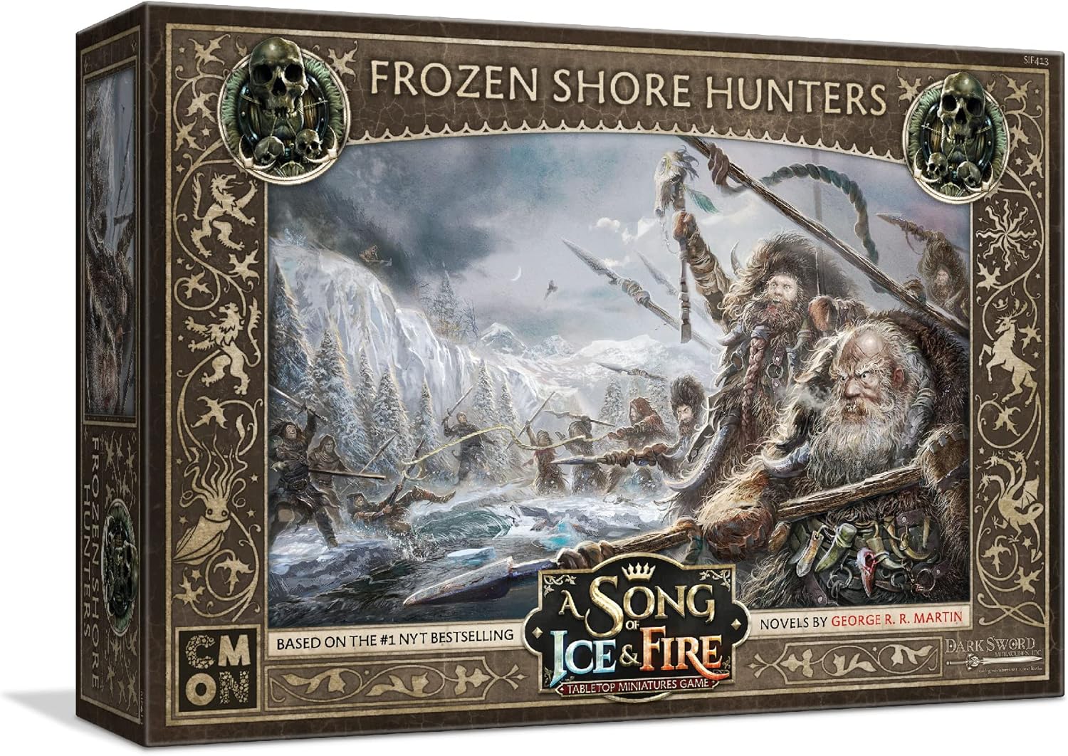 CMON A Song of Ice and Fire Tabletop Miniatures War Frozen Shore Hunters Unit Box | Strategy Game for Teens and Adults | Ages 14+ | 2+ Players | Average Playtime 45-60 Minutes | Made by CMON